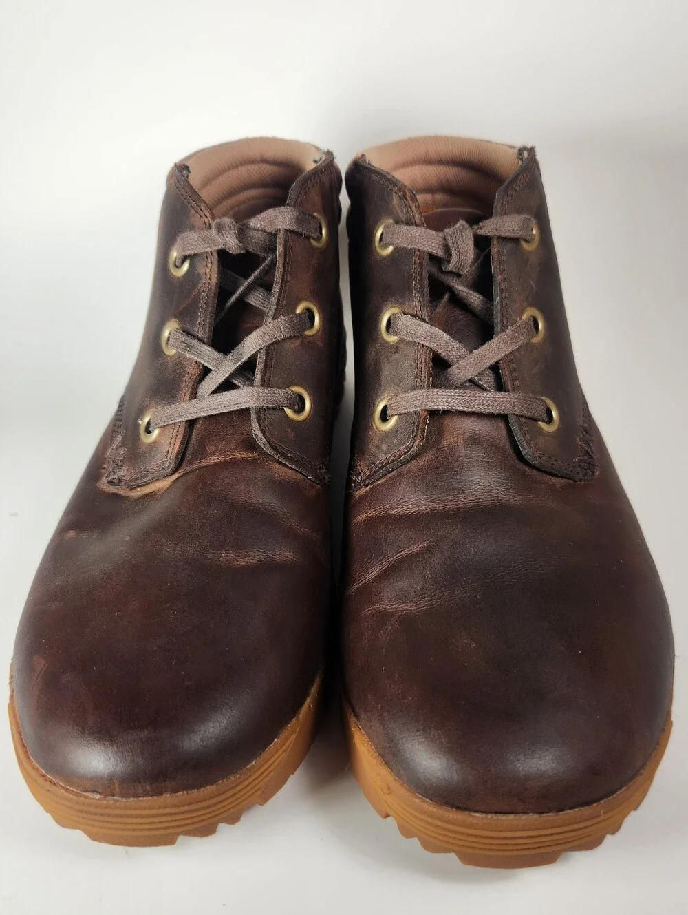 5.11 Mens Tactical Pursuit Chukka Boot Size 10 Brown Distressed Leather